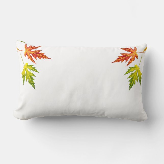 Arce plateado en una almohada lumbar (Anverso)