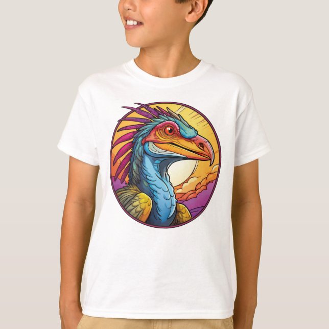 Archaeopteryx - Clásica camiseta de dinosaurio (Anverso)