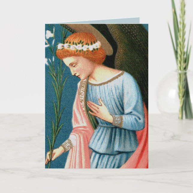 Archangel Gabriel, anuncio de Lippi (detalle) (Anverso)