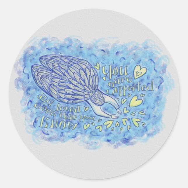 Archangel Michael Art Personalizado Pegatinas Deca (Anverso)