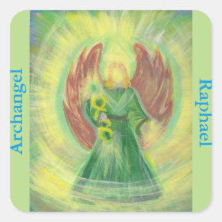 Archangel Raphael Healing Light Pegatina