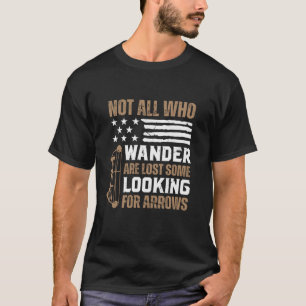 Archer Bow Caza Arco de Larga Manga Camiseta