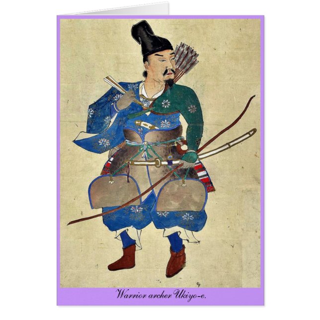Archer Ukiyo-e. del guerrero (Frente)