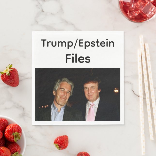Archivos de Trump/Epstein Servilleta de Papel (In situ)
