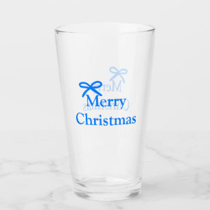 Arco azul alegre Navidad regalos familiares simple