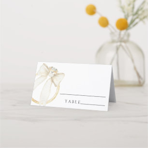 Arco de anillo para ducha de novia - tarjetas de l