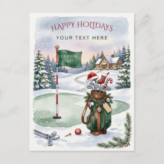 Arco de corona de golf Navidad