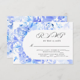 Arco de flores azul RSVP