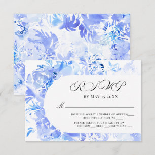 Arco de flores azul RSVP
