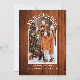 Arco de fotos rusas de madera para navidad