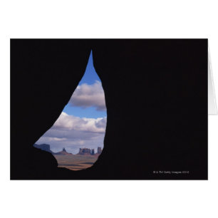 Arco de la lágrima en el valle del monumento, Utah