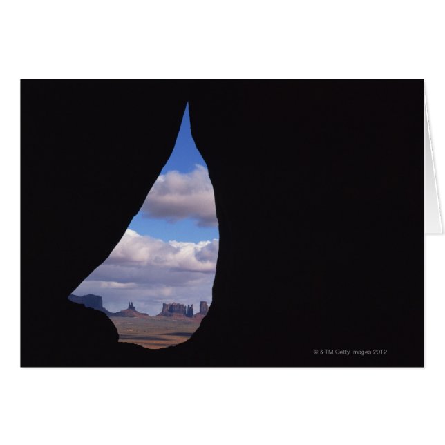 Arco de la lágrima en el valle del monumento, Utah (Anverso (Horizontal))