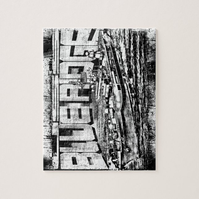 Arco de mando Rompecabezas Azul (Vertical)