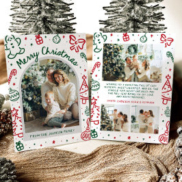 Arco de mano caprichoso fotografía navidad