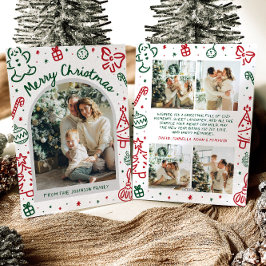 Arco de mano caprichoso fotografía navidad