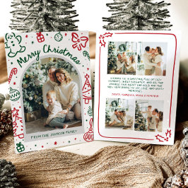 Arco de mano caprichoso fotografía navidad