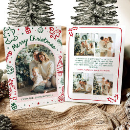 Arco de mano caprichoso fotografía navidad