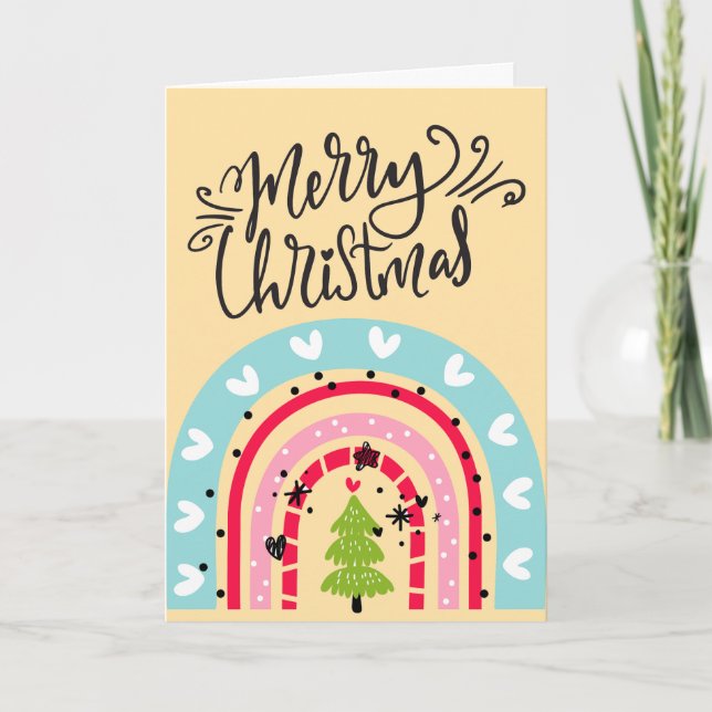 Arco de moda con diseño de acuarela de Navidad ver (Anverso)