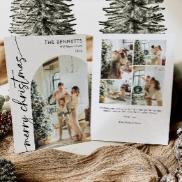 Arco de Navidad Boho Simple Moderno para Foto
