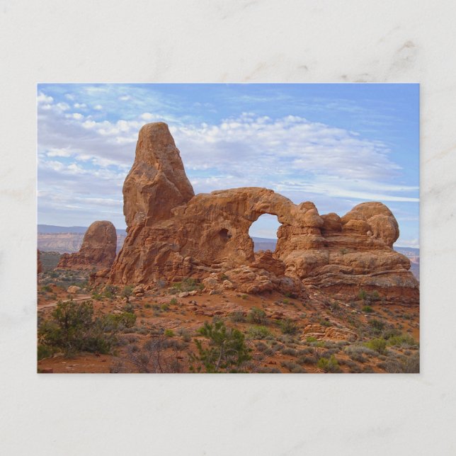 Arco de Turret, Parque Nacional Arches, Postal de  (Anverso)