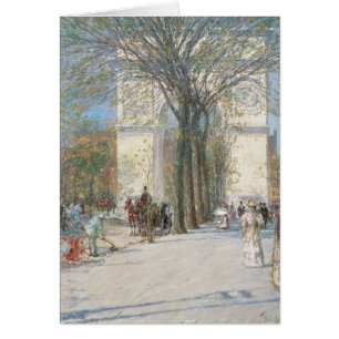 Arco de Washington, primavera por Frederick Childe