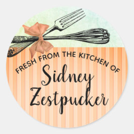 arco de whisky vintage de la cocina del pegatina