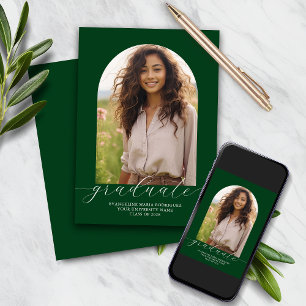 Arco fotográfico de Invitación de graduación - Dk.