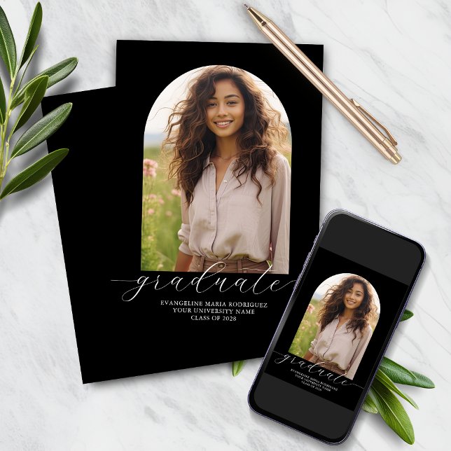 Arco fotográfico de Invitación de graduación - Neg (Subido por el creador)
