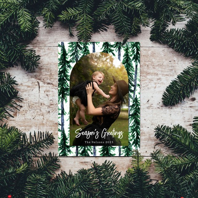 Arco fotográfico de los árboles de navidad de colo (Subido por el creador)