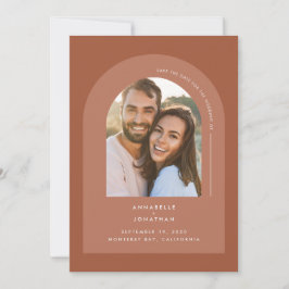 Arco geométrico moderno de terracota bohemia mínim