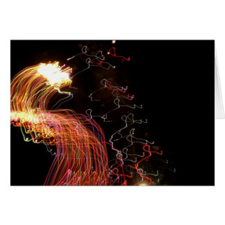 Arco iris de la tarjeta ligera