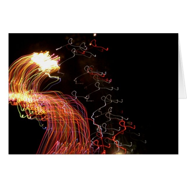 Arco iris de la tarjeta ligera (Anverso (Horizontal))