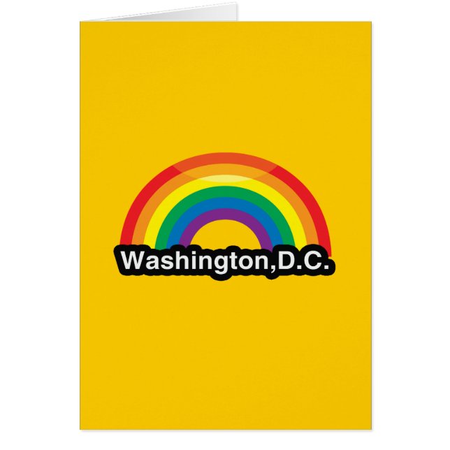 ARCO IRIS DE WASHINGTON D.C. LGBT PRIDE (Frente)