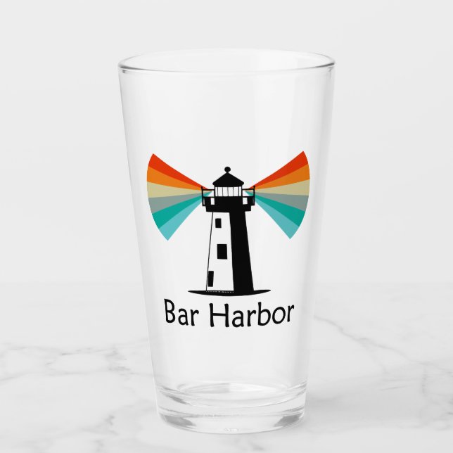 Arco Iris del Faro de Bar Harbor Maine (Anverso)