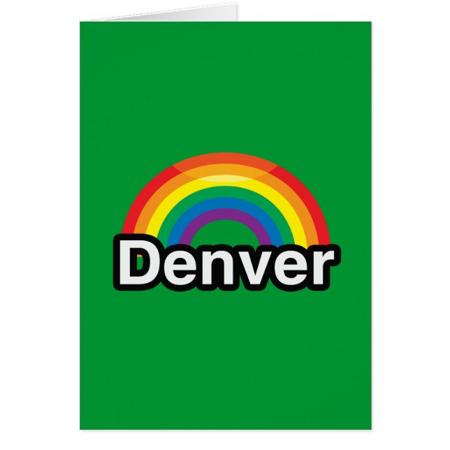 ARCO IRIS DEL ORGULLO DE DENVER LGBT (Frente)