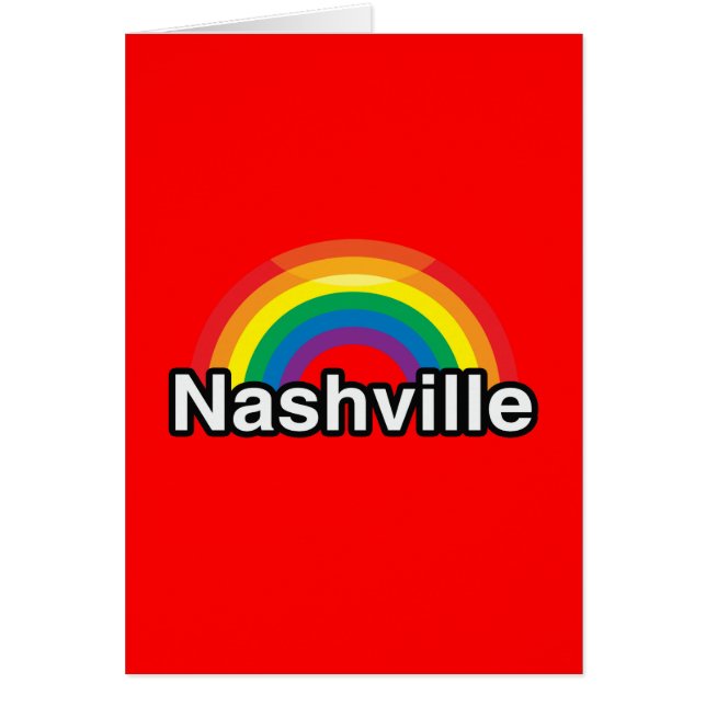 ARCO IRIS DEL ORGULLO DE NASHVILLE LGBT (Frente)