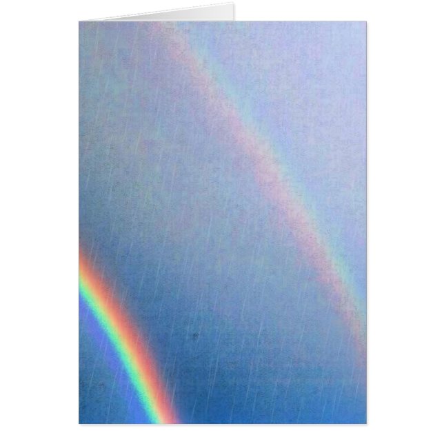 Arco iris en la lluvia (Frente)