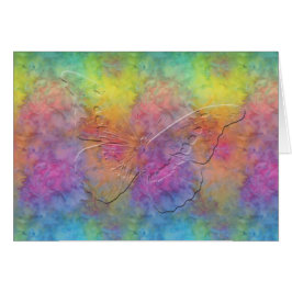 [Arco iris Frost] tarjeta de la mariposa del