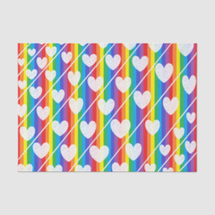 Arco iris por completo del papel seda de los