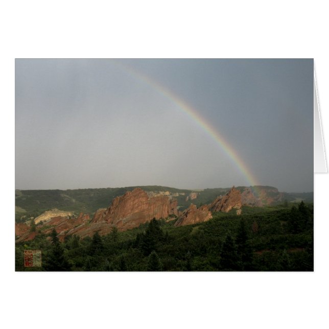 Arco iris sobre Hogbacks (Anverso (Horizontal))