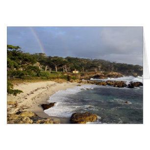 Arco iris sobre la tarjeta de Carmel