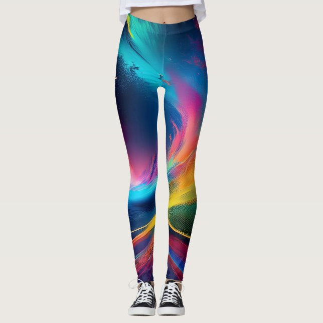 Arco Iris Swirls Leggings (Anverso)