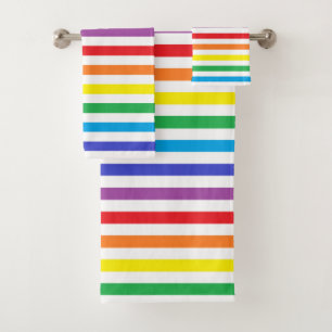 Arco iris y rayas blancas