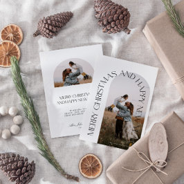 Arco Minimalista moderno 2 foto Feliz Navidad Hol