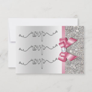 Arco Rosa Falso Lentejuelas Plateadas RSVP Boda