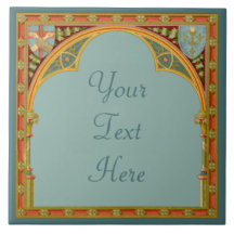 Arco Trefoil de St. Clare (SAU 27) Azulejos cerámi