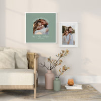 Arco verde salvia foto regalo de boda decoración d