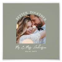 Arco verde salvia foto regalo de boda decoración d