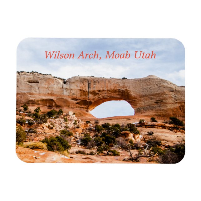 Arco Wilson, Imán Fotográfico Flexible Moab Utah (Horizontal)