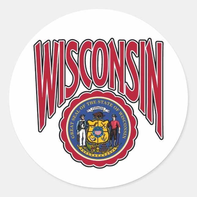 Arco y sello de Wisconsin (Anverso)